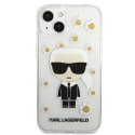 KARL LAGERFELD IPHONE 13 MINI FLOWER ICONC KLHCP13SHFLT TRANSPARENT