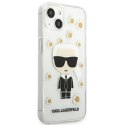 KARL LAGERFELD IPHONE 13 MINI FLOWER ICONC KLHCP13SHFLT TRANSPARENT