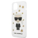 KARL LAGERFELD IPHONE 13 MINI FLOWER ICONC KLHCP13SHFLT TRANSPARENT