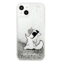 KARL LAGERFELD IPHONE 13 MINI GLITTER CHOUPETTE FUN KLHCP13SGCFS SILVER