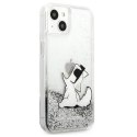 KARL LAGERFELD IPHONE 13 MINI GLITTER CHOUPETTE FUN KLHCP13SGCFS SILVER