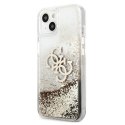 GUESS IPHONE 13 MINI BIG LIQUID GLITTER GUHCP13SLG4GGO ZŁOTY/GOLD