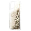 GUESS IPHONE 13 MINI BIG LIQUID GLITTER GUHCP13SLG4GGO ZŁOTY/GOLD