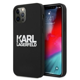 KARL LAGERFELD IPHONE 12 MINI STACK LOGO KLHCP12SSLKLRBK