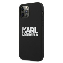 KARL LAGERFELD IPHONE 12 MINI STACK LOGO KLHCP12SSLKLRBK