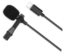 XO MIKROFON PRZEWODOWY MKF02 USB-C CZARNY/BLACK