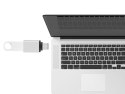 Adapter OTG przejściówka USB-C Typ C - USB 3.0 srebrny