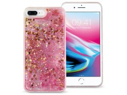 Etui liquid glitter Apple iPhone 7/8 Plus brokat różowy