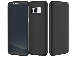 Etui rock dr. v z interaktywną klapką Galaxy S8+ Plus czarne