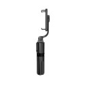 Statyw kijek Selfie Stick L02S bezprzewodowy Tripod Black