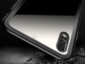 Szklane etui magnetic case do Huawei P20 Czarne