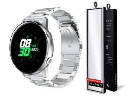 Bransoleta Stainless Steel Alogy stal nierdzewna do smartwatcha 20mm Srebrna