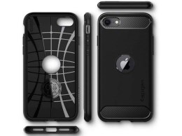 Etui Spigen Rugged Armor do Apple iPhone SE 2022 / 2020 Matte Black