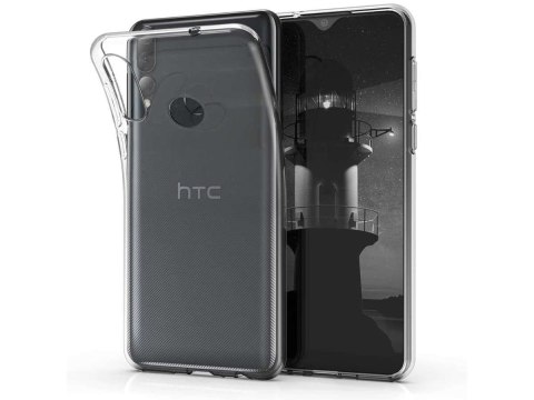 Etui silikonowe Alogy obudowa case do HTC Desire 19+ przezroczyste