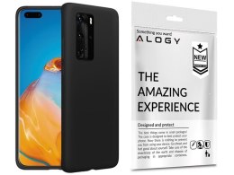 Etui silikonowe Alogy slim case do Huawei P40 Pro czarne