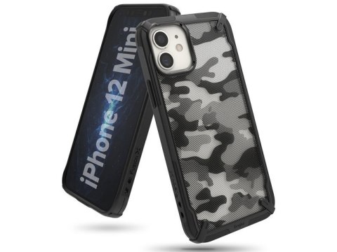 Etui Ringke Fusion X obudowa do Apple iPhone 12 Mini 5.4 Camo Black