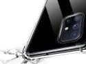 Etui na telefon pancerne ShockProof Alogy do Samsung Galaxy M51 przezroczyste