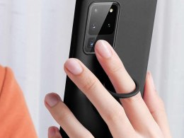 Etui silikonowe Ring Ultra Slim Alogy do Samsung Galaxy S20 Ultra Czarne
