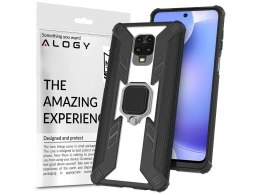 Etui Alogy Ring Carbon Holder Pancerne do Xiaomi Redmi Note 9S/ Pro/ Max