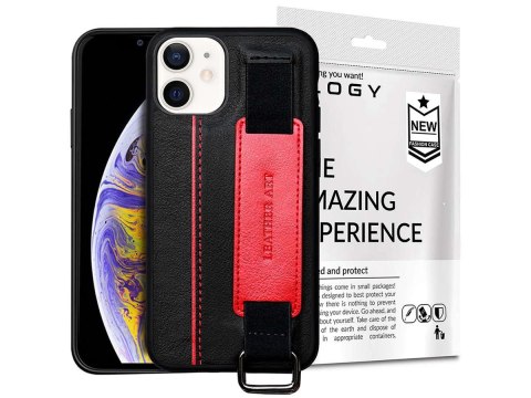 Etui obudowa Alogy Leather Case do Apple iPhone 12 Mini 5.4 Czarne