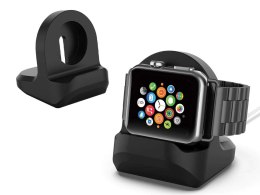 Uchwyt do ładowarki Alogy stojak do stacji dokującej do Apple Watch Czarny