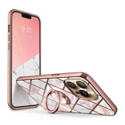 Etui Supcase Cosmo Snap do Apple iPhone 13 Pro Marble Pink