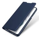 Etui ochronne z klapką Dux Ducis Skin Pro skórzane do Samsung Galaxy S21 FE Granatowe