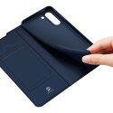 Etui ochronne z klapką Dux Ducis Skin Pro skórzane do Samsung Galaxy S21 FE Granatowe