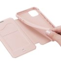 Etui ochronne z klapką Dux Ducis Skin X skórzane do Apple iPhone 12 Pro Max Różowe