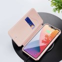 Etui ochronne z klapką Dux Ducis Skin X skórzane do Apple iPhone 12 Pro Max Różowe