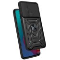 Etui z osłoną aparatu Alogy Camshield Stand Ring do Motorola Moto G10/ G20/ G30 czarne