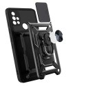 Etui z osłoną aparatu Alogy Camshield Stand Ring do Motorola Moto G10/ G20/ G30 czarne