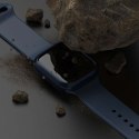2x Nakładka ramka Ringke Slim pokrowiec do Apple Watch 7 41mm Clear & Metallic Blue