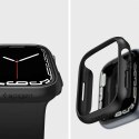 Etui ramka do smartwatcha Spigen Thin Fit do Apple Watch 7 45mm Black