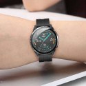 Etui silikonowe 2w1 nakładka folia ochronna Alogy do Huawei Watch GT 2 42mm Przezroczyste
