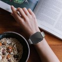 Etui silikonowe nakładka z folią ochronną Alogy do Amazfit GTS 3 Czarne