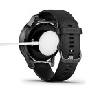 Etui silikonowe nakładka z folią ochronną Alogy do Garmin Venu 2s 40mm Czarne