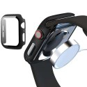 Zestaw Etui ze szkłem do smartwatcha Defense360 obudowa + szkło do Apple Watch 7 45mm Black