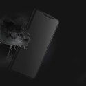 Etui ochronne z klapką Dux Ducis Skin Pro skórzane do Samsung Galaxy S22 Plus Czarne
