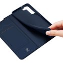 Etui ochronne z klapką Dux Ducis Skin Pro skórzane do Samsung Galaxy S22 Plus Granatowe