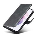 Etui z klapką magnetyczne portfel Alogy skórzane do Samsung Galaxy S22 Plus Czarne