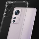 Silikonowe etui pancerne ShockProof Alogy Case do Xiaomi 12 Pro Clear