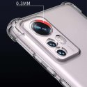 Silikonowe etui pancerne ShockProof Alogy Case do Xiaomi 12 Pro Clear