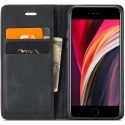 Etui portfel Wallet do Apple iPhone 7 / 8 / SE 2020 / 2022 Dark Grey