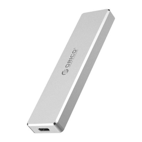 Obudowa dysku SDD M.2 Orico, M-Key, USB-C 3.1 Gen.2, 10Gbps (srebrna)