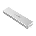 Obudowa dysku SDD M.2 Orico, M-Key, USB-C 3.1 Gen.2, 10Gbps (srebrna)