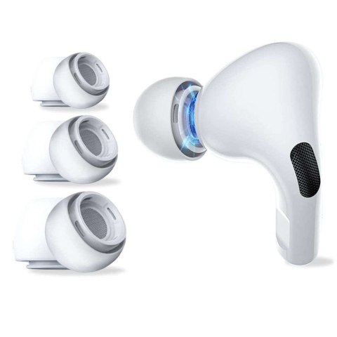 Silikonowe nakładki Ear Tips 3-pack do Apple AirPods Pro White