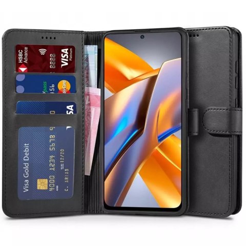 Etui portfel Wallet do Xiaomi Poco M5S / Redmi Note 10 / 10s Black