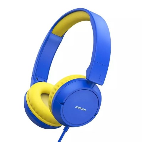 Casque supra-auriculaire Joyroom mini-jack 3,5 mm pour enfants enfants bleu (JR-HC1 bleu)