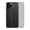 Coque en verre dépoli Baseus pour coque rigide iphone 13 pro avec cadre en gel noir (arws001001)